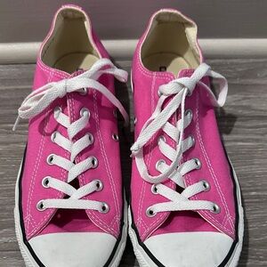 Converse Pink Canvas Shoes